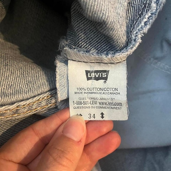 Vintage 80s‎ Blue Levis Orange Tab Women 34 High Waisted Tapered Leg Denim Jeans - Picture 7 of 8